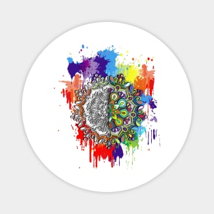 Mandala art design Magnet